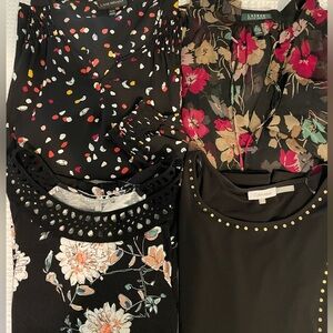 Four for $40! Beautiful XXL blouses that are great for fall. FREE SHIPPING!